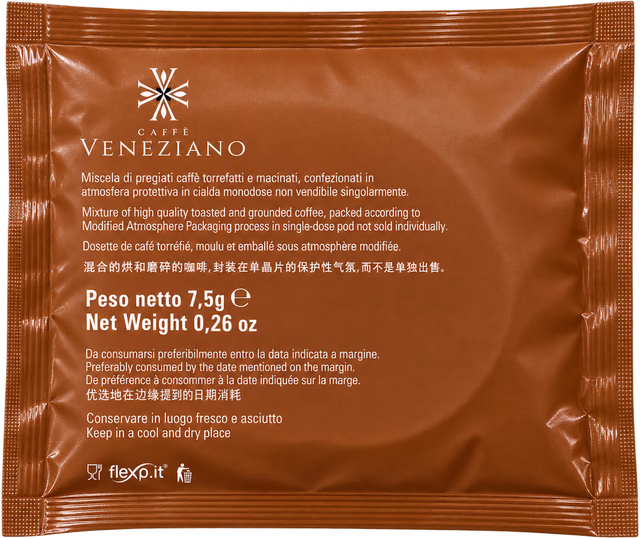 Caffè Veneziano Vigoroso E.S.E. back